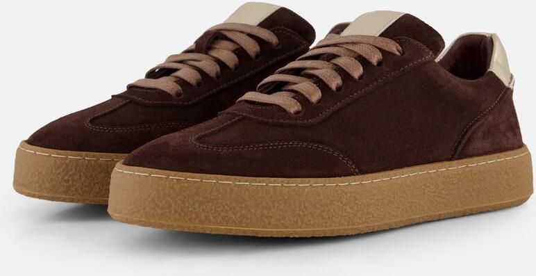 Aqa A8988 26933-2 Sneakers Bruin Suede Dames Bruin