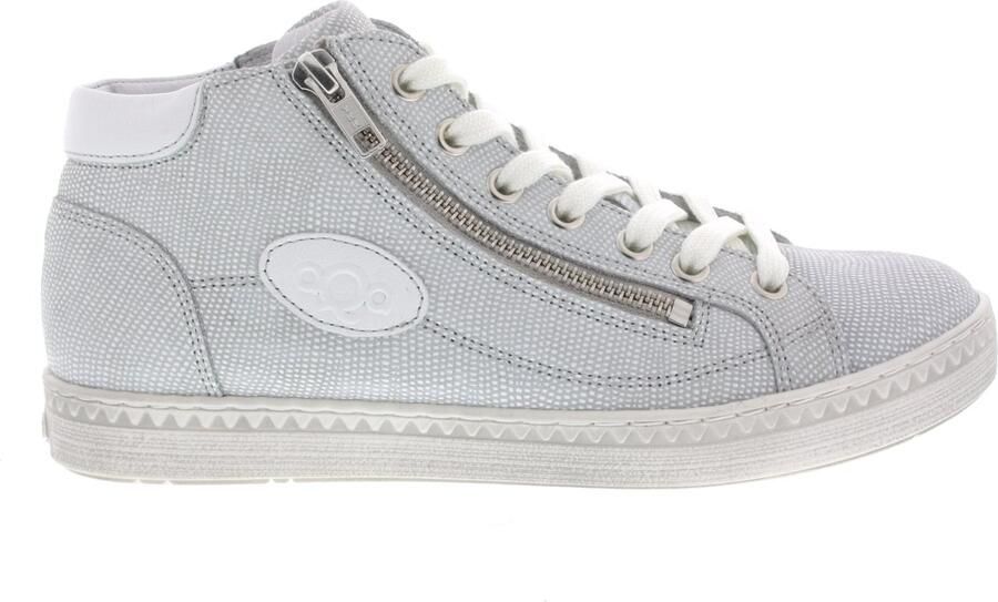 Aqa Dames Veterschoenen A8688-b32a11 Licht Grijs