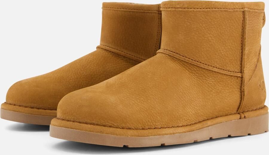 Aqa Gevoerde boots cognac Nubuck Dames - Foto 2
