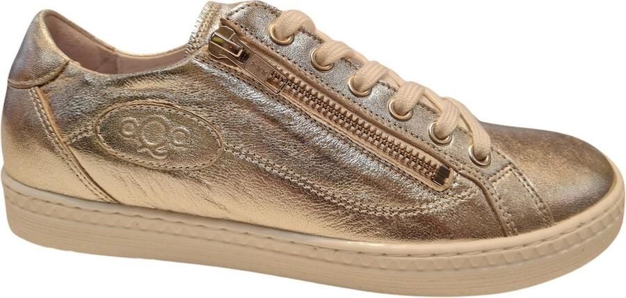 Aqa Lage Champagne Dames Sneakers Champagne