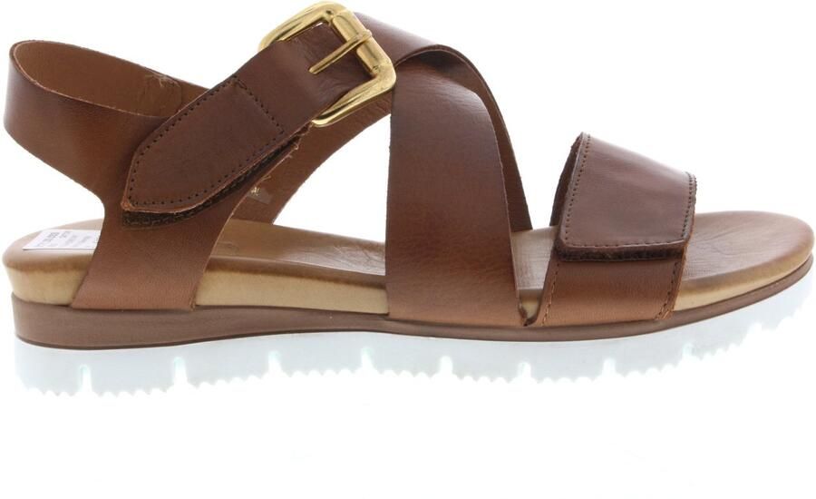 Aqa Leren Dames Sandalen bruin