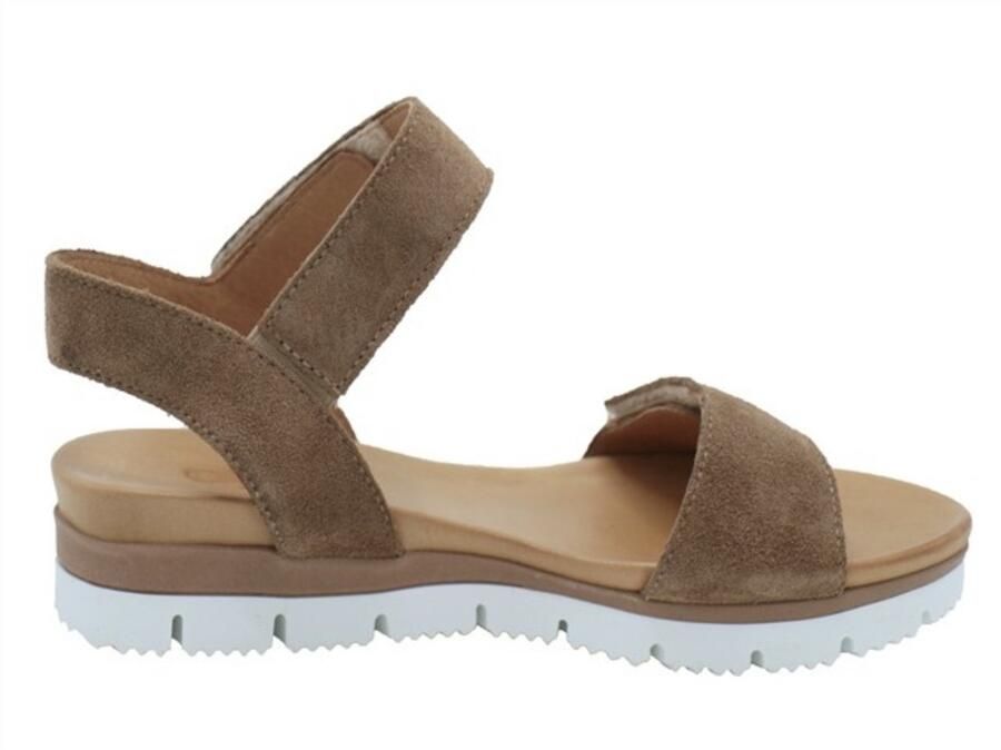 AQA Shoes A8900 Platte sandalenDames Sandalen Bruin