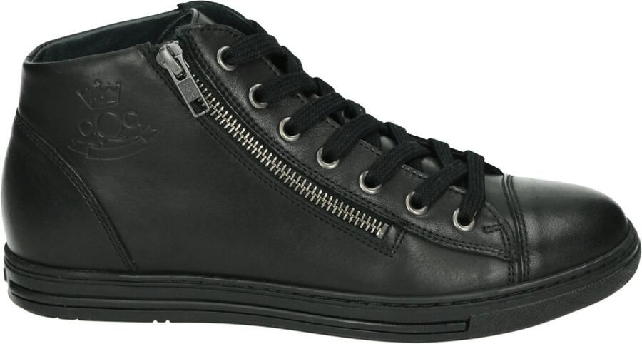 AQA Shoes A8600~~~~~~~~~~~~~~~~~~~~~~~~~ Hoge sneakers Veterlaarzen Dames veterschoenen Dames sneakersHalf-hoge schoenen Zwart