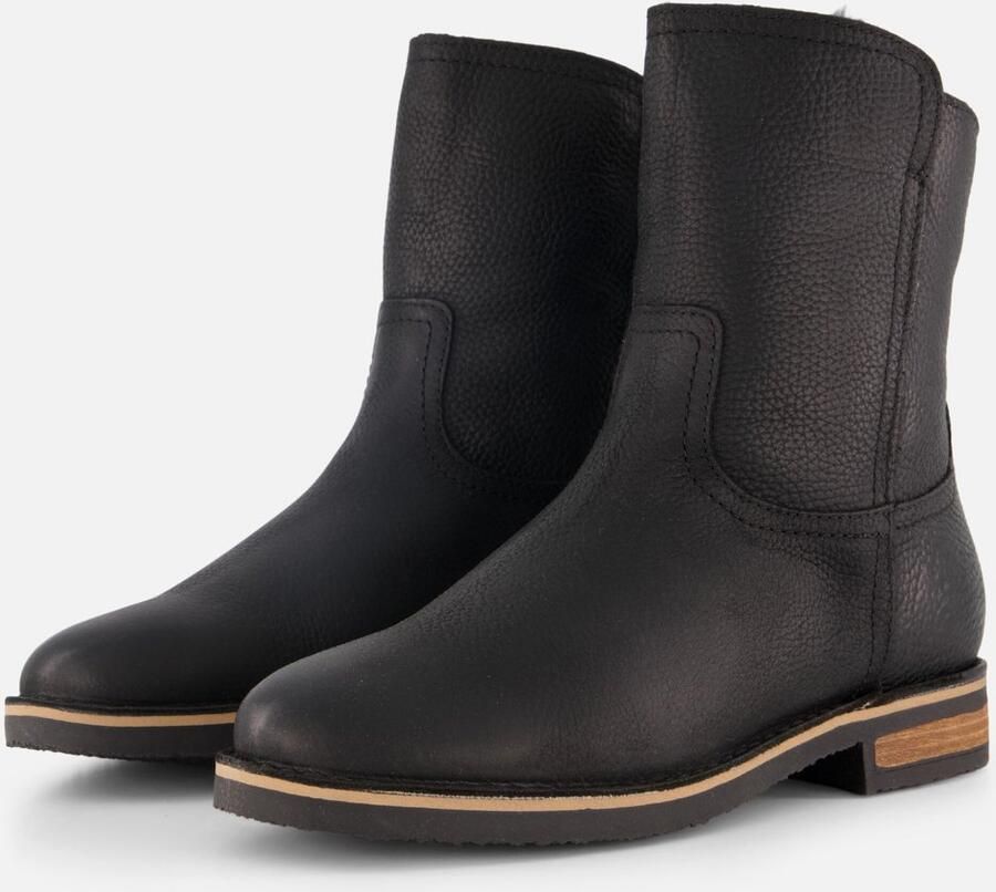 Aqa Shoes A8835 SnowbootsGevoerde laarzen Dames laarzen Zwart