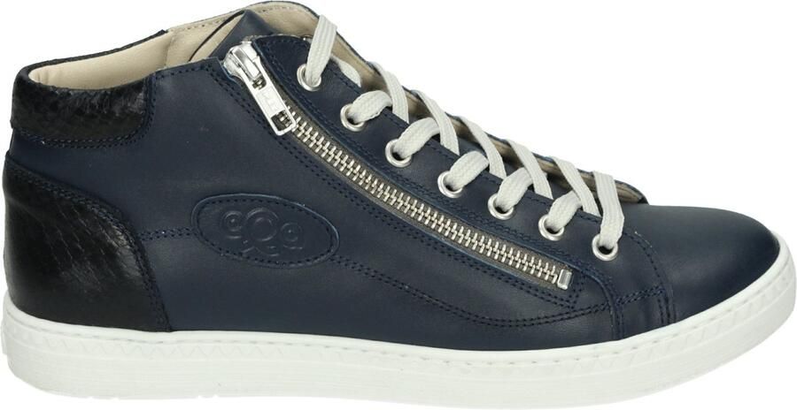 AQA Shoes A8856 Hoge sneakersVeterbootsDames veterschoenenDames sneakersHalf-hoge schoenen Blauw
