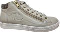 AQA Shoes A8856 Hoge sneakers Veterboots Dames veterschoenen Dames sneakersHalf-hoge schoenen Wit beige - Wit