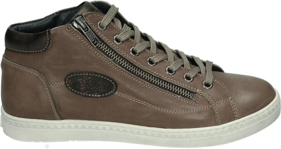AQA Shoes A8922 Hoge sneakers Veterboots Dames veterschoenen Dames sneakersHalf-hoge schoenen Taupe