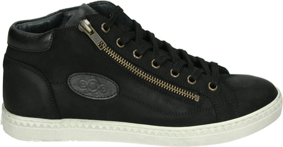 AQA Shoes A8922 Hoge sneakers Veterboots Dames veterschoenen Dames sneakersHalf-hoge schoenen Zwart