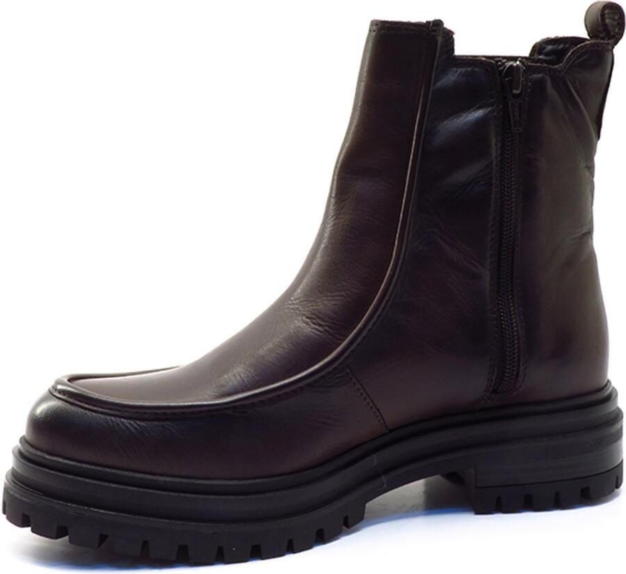 AQA Shoes Antik bruin elastiek A8810 SEBATB Bruin