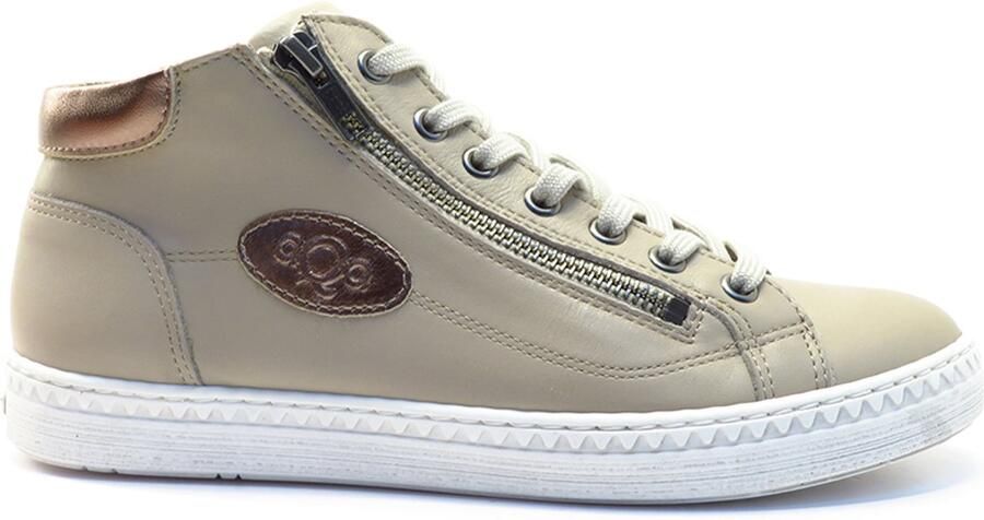 Aqa Shoes Light taupe veterboet A8775 A33B14 TAUPE