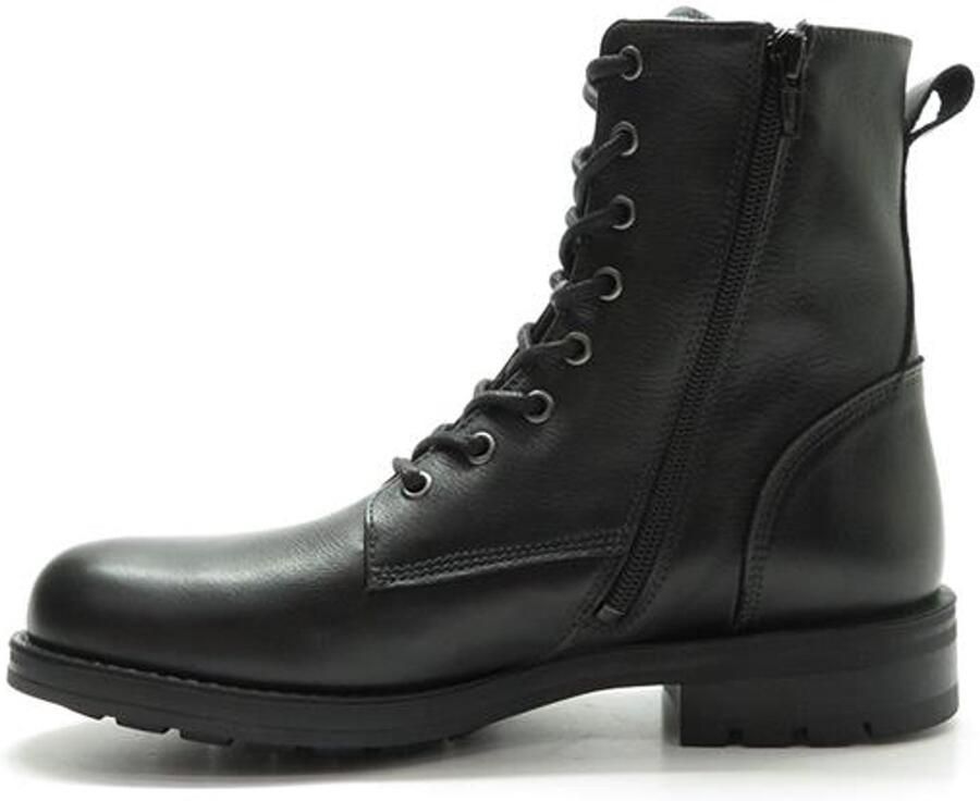 AQA Shoes Zwart boet + rits A8637 B34 ZWART