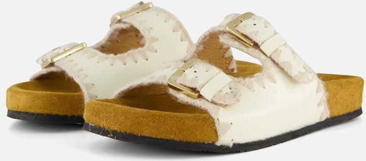 Aqa Slippers beige Textiel Dames