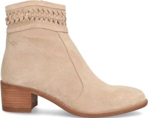 Aqa art A8351 A81 zand suede enkellaars