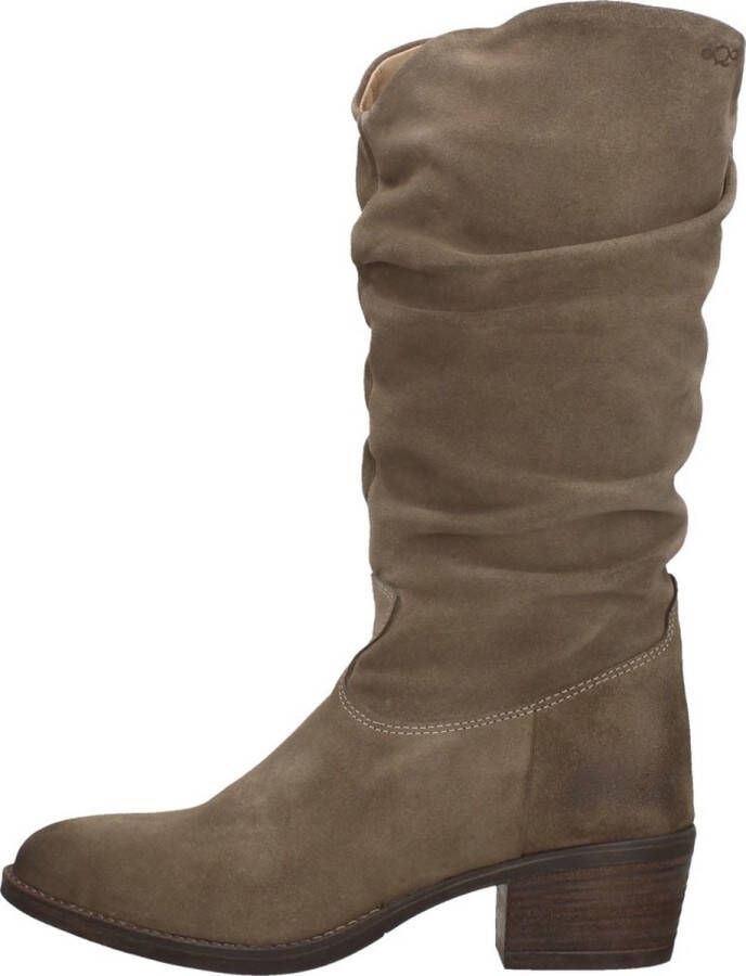 Aqa Laarzen Taupe Suede 202307 Dames