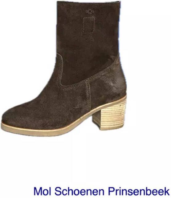 Aqa A8477 Laars donkerbruin suede Kleur Bruin)
