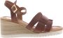 AQA Shoes A8585 Volwassenen Sandalen met hak Cognac - Thumbnail 5