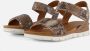 Aqa Snake Sandalen taupe Leer Dames - Thumbnail 3