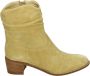 AQA Shoes A8352 Volwassenen Cowboylaarzen Wit beige - Thumbnail 1