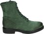 AQA Shoes A8441 Volwassenen VeterlaarzenHoge sneakersDames veterschoenenHalf-hoge schoenen Groen - Thumbnail 1