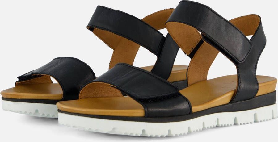 AQA Shoes A8570~~~~~~~~~~~~~~~~~~~~~~~~~ Platte sandalenDames Sandalen Zwart