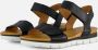 AQA Shoes A8570~~~~~~~~~~~~~~~~~~~~~~~~~ Platte sandalenDames Sandalen Zwart - Thumbnail 1