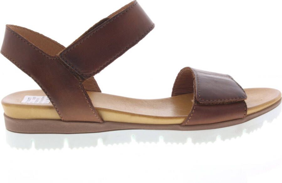 AQA Shoes A8750~~~~~~~~~~~~~~~~~~~~~~~~~ Platte sandalenDames Sandalen Cognac
