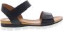 AQA Shoes A8570~~~~~~~~~~~~~~~~~~~~~~~~~ Platte sandalenDames Sandalen Zwart - Thumbnail 1