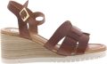 AQA Shoes A8585~~~~~~~~~~~~~~~~~~~~~~~~~ Sandalen met hak Cognac - Bruin