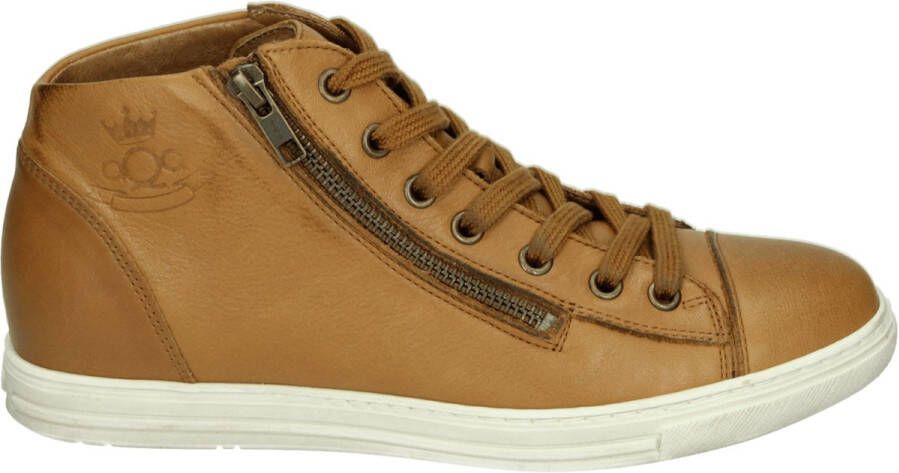 AQA Shoes A8600~~~~~~~~~~~~~~~~~~~~~~~~~ Hoge sneakersVeterlaarzenDames veterschoenenDames sneakersHalf-hoge schoenen Cognac