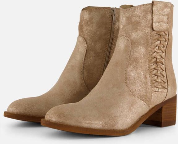 AQA Shoes A8745 Laarsjes Wit beige