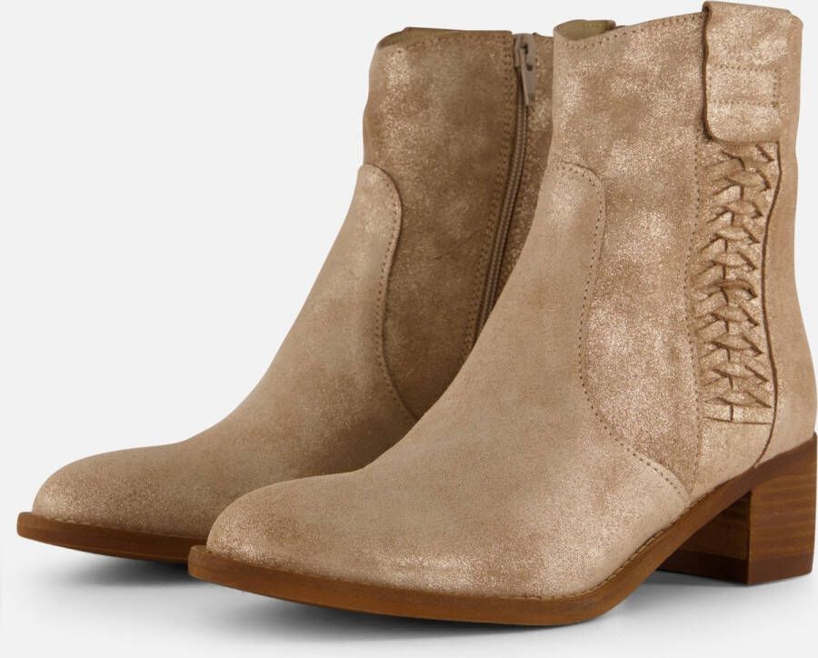 AQA Shoes A8745 Laarsjes Wit beige