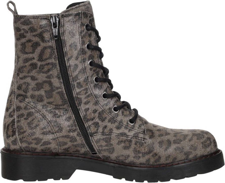 AQA Shoes A8805 Hoge sneakersVeterbootsDames veterschoenenDames sneakersHalf-hoge schoenen Bruin