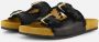 Aqa Slippers zwart Textiel Dames - Thumbnail 1
