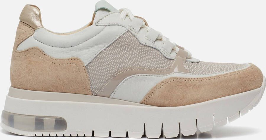 Aqa Sneakers beige Leer Dames