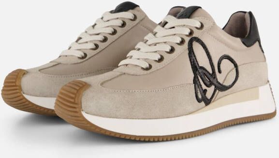 Aqa Sneakers beige Leer Dames