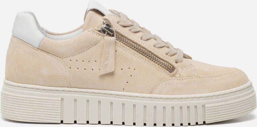 Aqa Sneakers beige Suede Dames