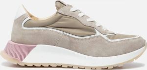 Aqa Sneakers Grijs Suede 101392 Dames Suède