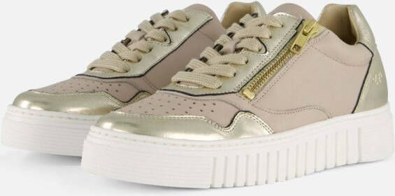 Aqa Sneakers taupe Leer Dames
