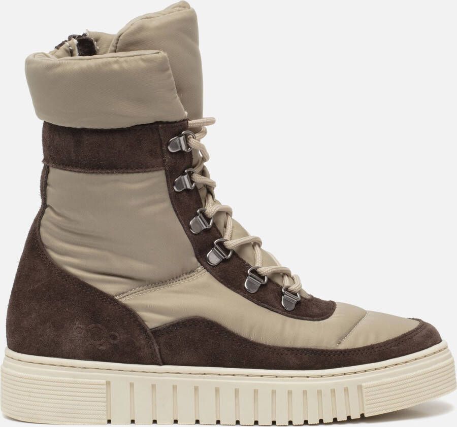Aqa Veterboots taupe Leer