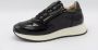 Aqa A8433 Zwart lak sneaker Kleur Zwart) - Thumbnail 1