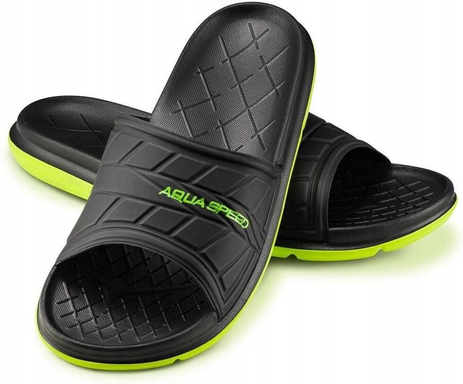 Aqua Speed Aspen Zwem- Strandklompen Heren Zwart Groen