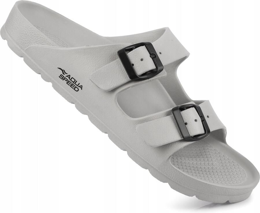 Aqua Speed Dames Slippers Zwembad Strand Tuin Grijs