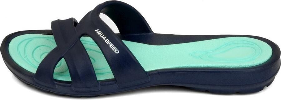 Aqua Speed Panama Badslippers Dames Navy Turquoise - Foto 4