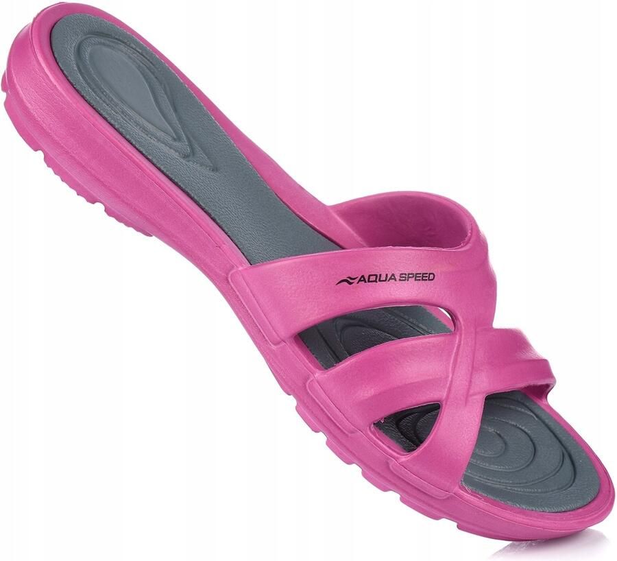 Aqua Speed Panama Dames Slippers Roze