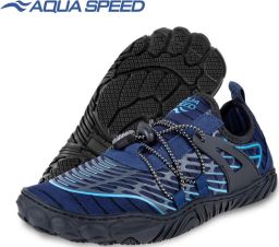 Aqua Speed Salmo Waterschoenen: Voor Actieve Avonturen op het Strand en in het Water Blauw