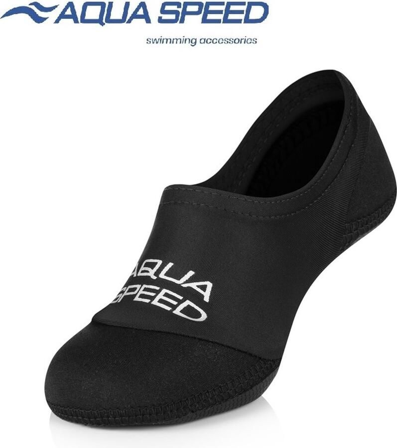 Aqua Speed Zwemsokken Watersokken Volwassenen Zwart