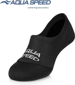 Aqua Speed Zwemsokken Watersokken Volwassenen Zwart
