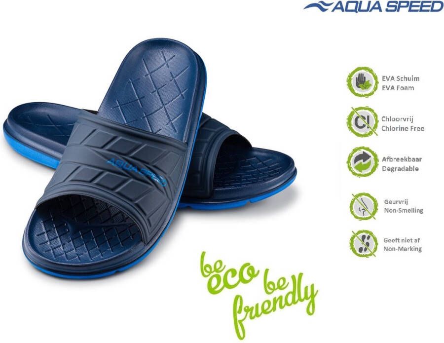 Aqua Speed Badslippers Licht en Comfortabel Blauw