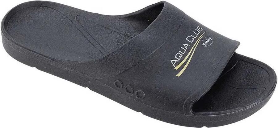 Fashy Aqua Club Slippers Zwart Man Vrouw