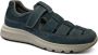 Ara Blauwe Slipper met Brede Pasvorm Blue Heren - Thumbnail 12